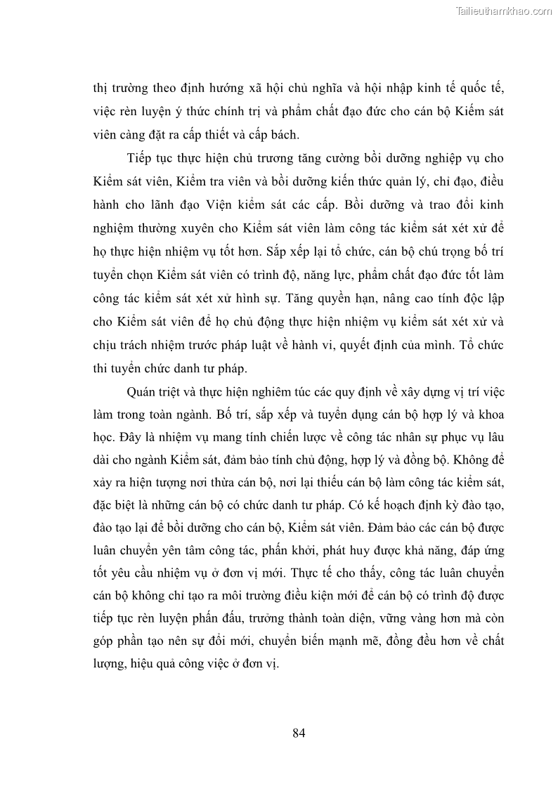 Luận văn thạc sĩ Bảo đảm quyền trẻ em trong các vụ án xâm hại tình dục tại Viện kiểm sát nhân dân thành phố Hà Nội - 8 Trang 93