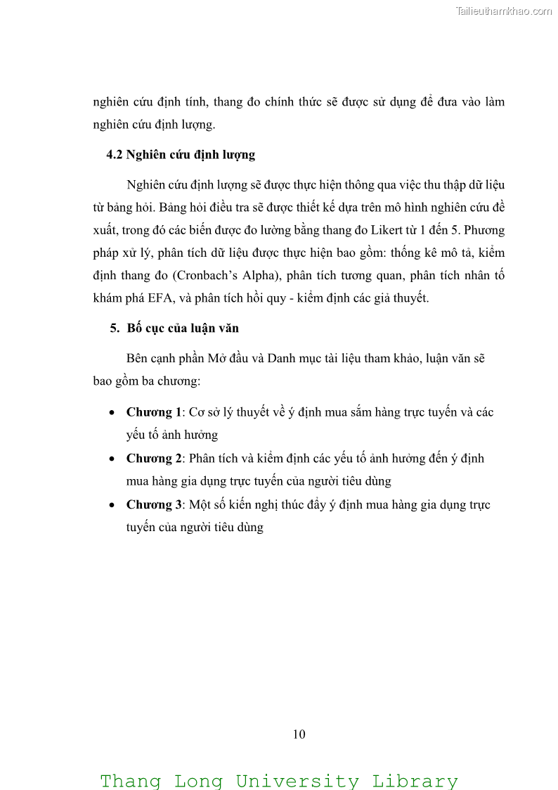 Luận văn thạc sĩ kinh doanh và quản lý Các yếu tố ảnh hưởng đến ý định mua sắm đồ gia dụng qua kênh trực tuyến - 1 Trang 12