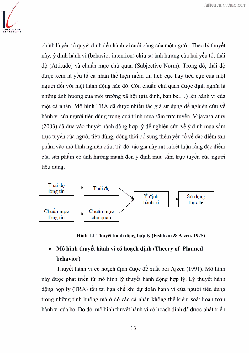 Luận văn thạc sĩ kinh doanh và quản lý Các yếu tố ảnh hưởng đến ý định mua sắm đồ gia dụng qua kênh trực tuyến - 2 Trang 15
