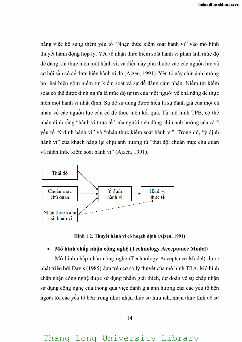 Luận văn thạc sĩ kinh doanh và quản lý Các yếu tố ảnh hưởng đến ý định mua sắm đồ gia dụng qua kênh trực tuyến - 2 Trang 16