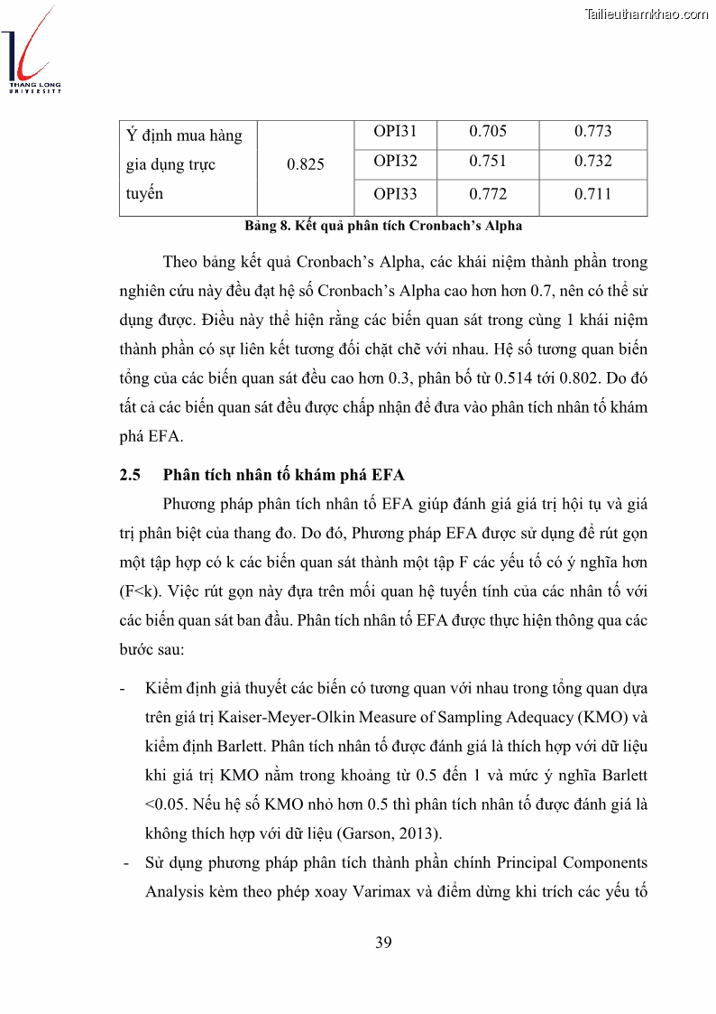Luận văn thạc sĩ kinh doanh và quản lý Các yếu tố ảnh hưởng đến ý định mua sắm đồ gia dụng qua kênh trực tuyến - 4 Trang 41