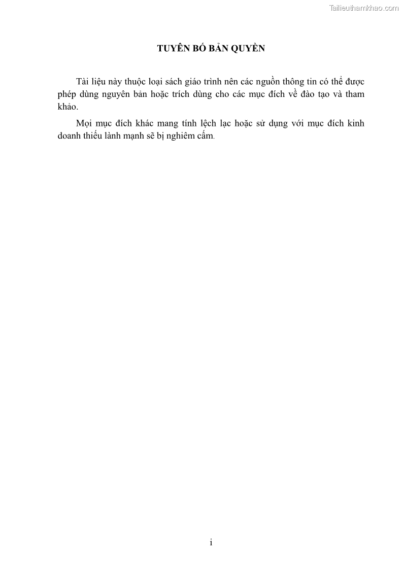Giáo trình Cây ăn trái Nghề: Bảo vệ thực vật - Cao đẳng: Phần 1 - Trường Cao đẳng Cộng đồng Đồng Tháp - 1 Trang 2