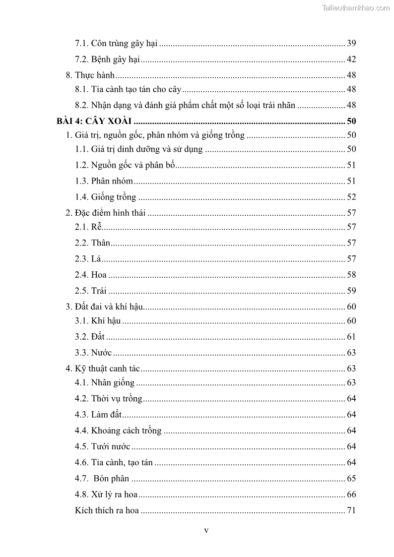 Giáo trình Cây ăn trái Nghề: Bảo vệ thực vật - Cao đẳng: Phần 1 - Trường Cao đẳng Cộng đồng Đồng Tháp - 1 Trang 6