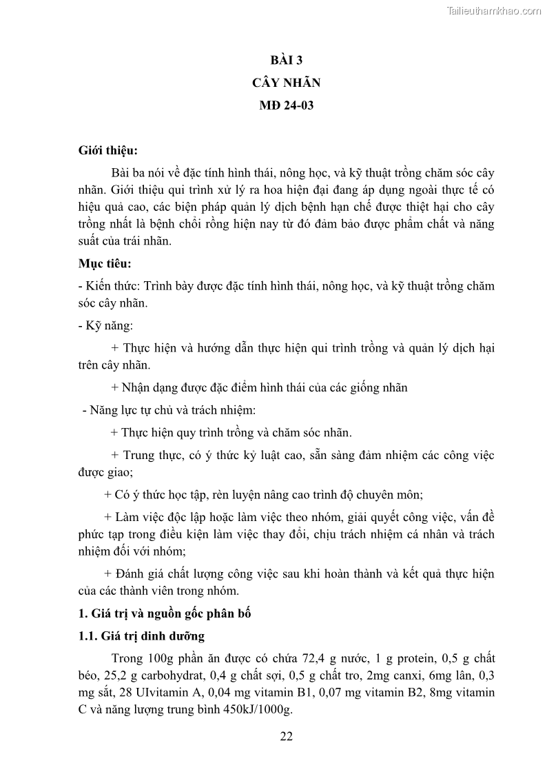 Giáo trình Cây ăn trái Nghề: Bảo vệ thực vật - Cao đẳng: Phần 1 - Trường Cao đẳng Cộng đồng Đồng Tháp - 3 Trang 34