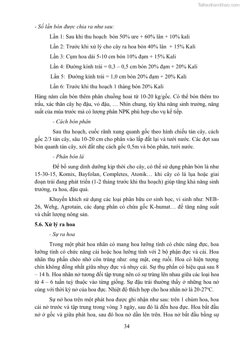 Giáo trình Cây ăn trái Nghề: Bảo vệ thực vật - Cao đẳng: Phần 1 - Trường Cao đẳng Cộng đồng Đồng Tháp - 4 Trang 46
