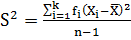  n i X i  X 2 Phương sai S 2  i  1 n  1 Độ lệch chuẩn S cho biết 2