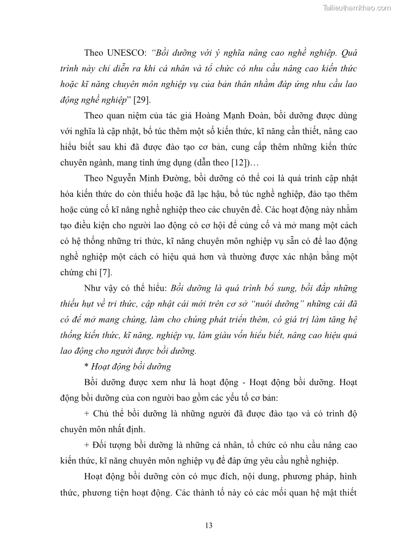 Luận văn thạc sĩ khoa học giáo dục Quản lý bồi dưỡng năng lực tư vấn tâm lý học đường cho giáo viên ở các trường trung học cơ sở thành phố Móng Cái, tỉnh Quảng Ninh - 3 Trang 25