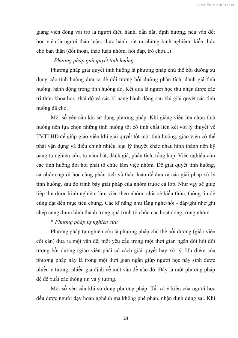 Luận văn thạc sĩ khoa học giáo dục Quản lý bồi dưỡng năng lực tư vấn tâm lý học đường cho giáo viên ở các trường trung học cơ sở thành phố Móng Cái, tỉnh Quảng Ninh - 3 Trang 36