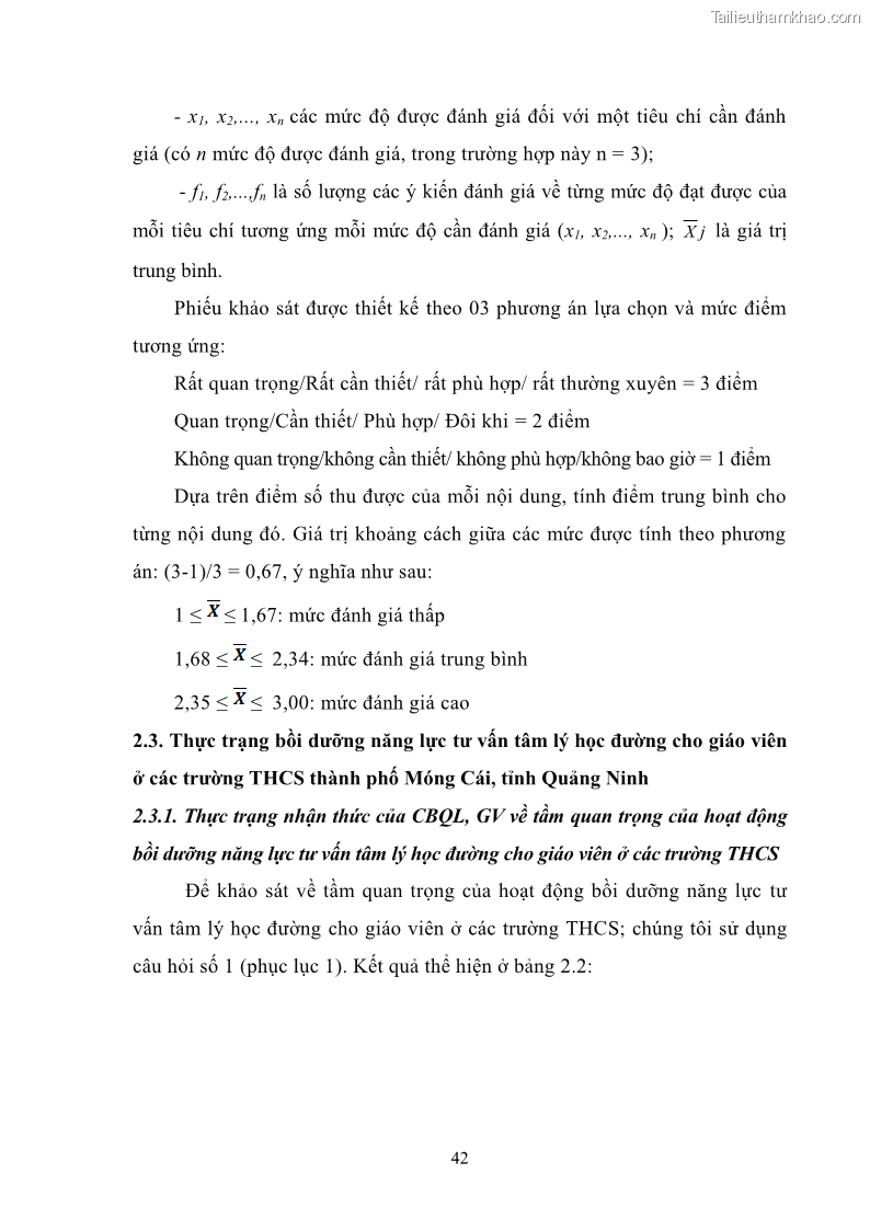 Luận văn thạc sĩ khoa học giáo dục Quản lý bồi dưỡng năng lực tư vấn tâm lý học đường cho giáo viên ở các trường trung học cơ sở thành phố Móng Cái, tỉnh Quảng Ninh - 5 Trang 54