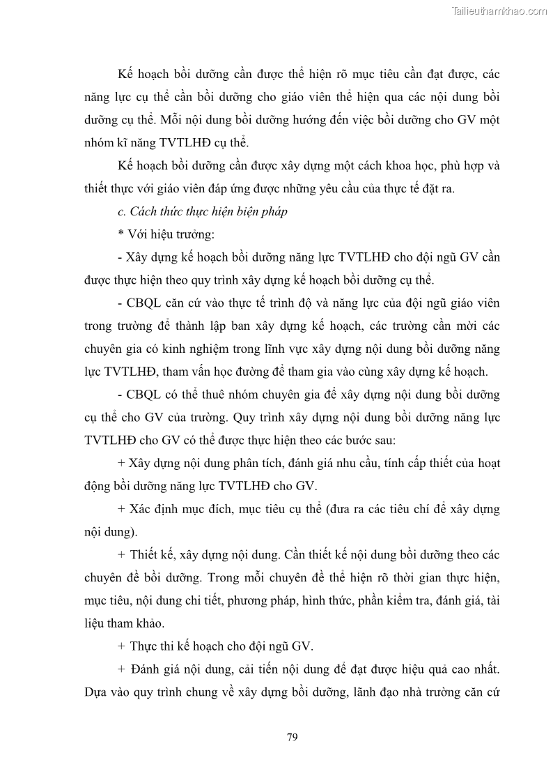 Luận văn thạc sĩ khoa học giáo dục Quản lý bồi dưỡng năng lực tư vấn tâm lý học đường cho giáo viên ở các trường trung học cơ sở thành phố Móng Cái, tỉnh Quảng Ninh - 8 Trang 91