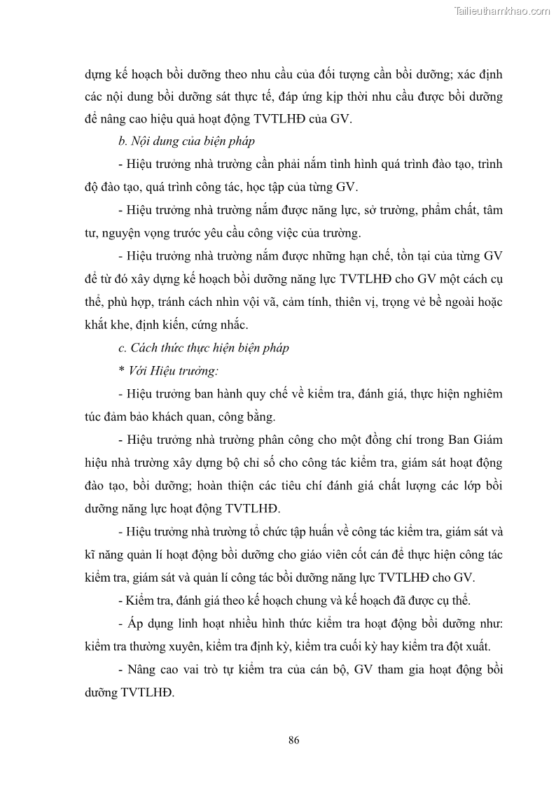 Luận văn thạc sĩ khoa học giáo dục Quản lý bồi dưỡng năng lực tư vấn tâm lý học đường cho giáo viên ở các trường trung học cơ sở thành phố Móng Cái, tỉnh Quảng Ninh - 9 Trang 98