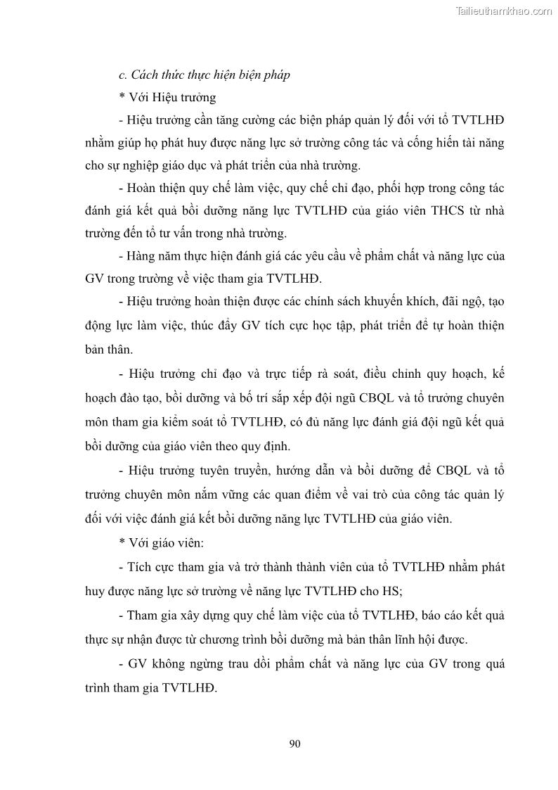 Luận văn thạc sĩ khoa học giáo dục Quản lý bồi dưỡng năng lực tư vấn tâm lý học đường cho giáo viên ở các trường trung học cơ sở thành phố Móng Cái, tỉnh Quảng Ninh - 9 Trang 102