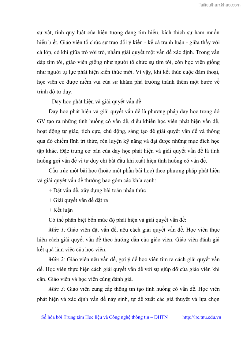 Luận văn thạc sĩ khoa học giáo dục Quản lý dạy học nghề phổ thông tại Trung tâm giáo dục nghề nghiệp - Giáo dục thường xuyên huyện Hòa An, tỉnh Cao Bằng - 3 Trang 33