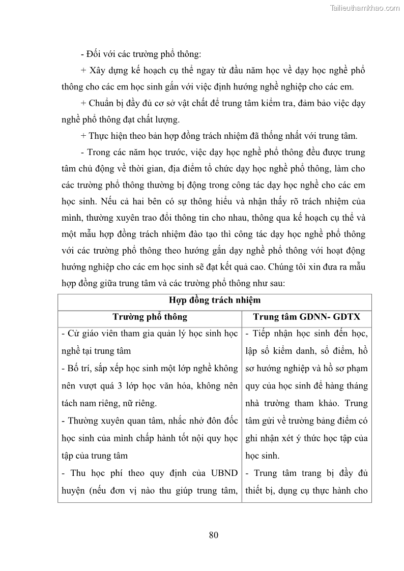 Luận văn thạc sĩ khoa học giáo dục Quản lý dạy học nghề phổ thông tại Trung tâm giáo dục nghề nghiệp - Giáo dục thường xuyên huyện Hòa An, tỉnh Cao Bằng - 8 Trang 91