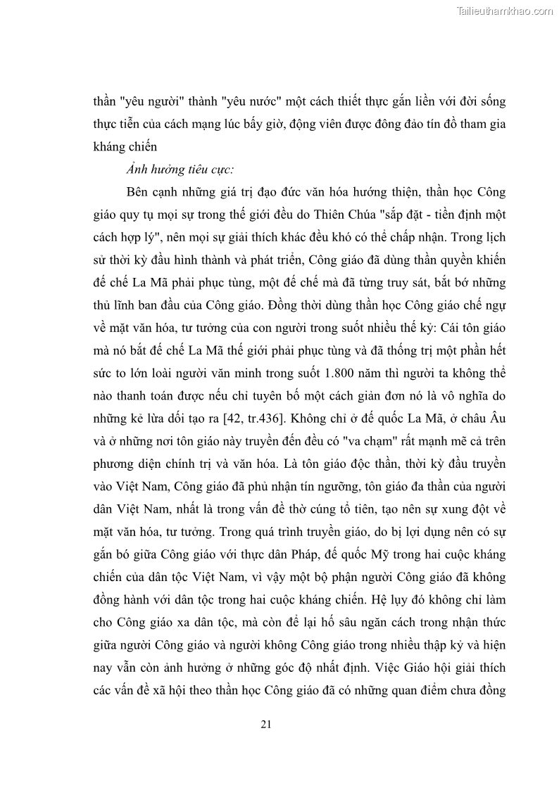 Luận văn thạc sĩ quản lý công Quản lý nhà nước đối với hoạt động của Công giáo trên địa bàn tỉnh Gia Lai - 3 Trang 30