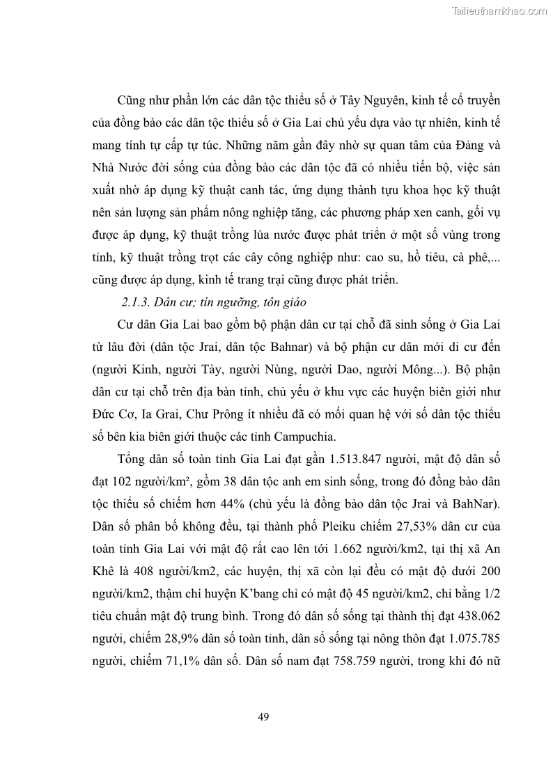 Luận văn thạc sĩ quản lý công Quản lý nhà nước đối với hoạt động của Công giáo trên địa bàn tỉnh Gia Lai - 5 Trang 58