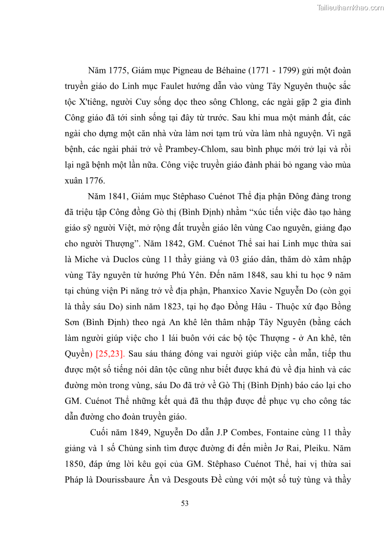 Luận văn thạc sĩ quản lý công Quản lý nhà nước đối với hoạt động của Công giáo trên địa bàn tỉnh Gia Lai - 6 Trang 62