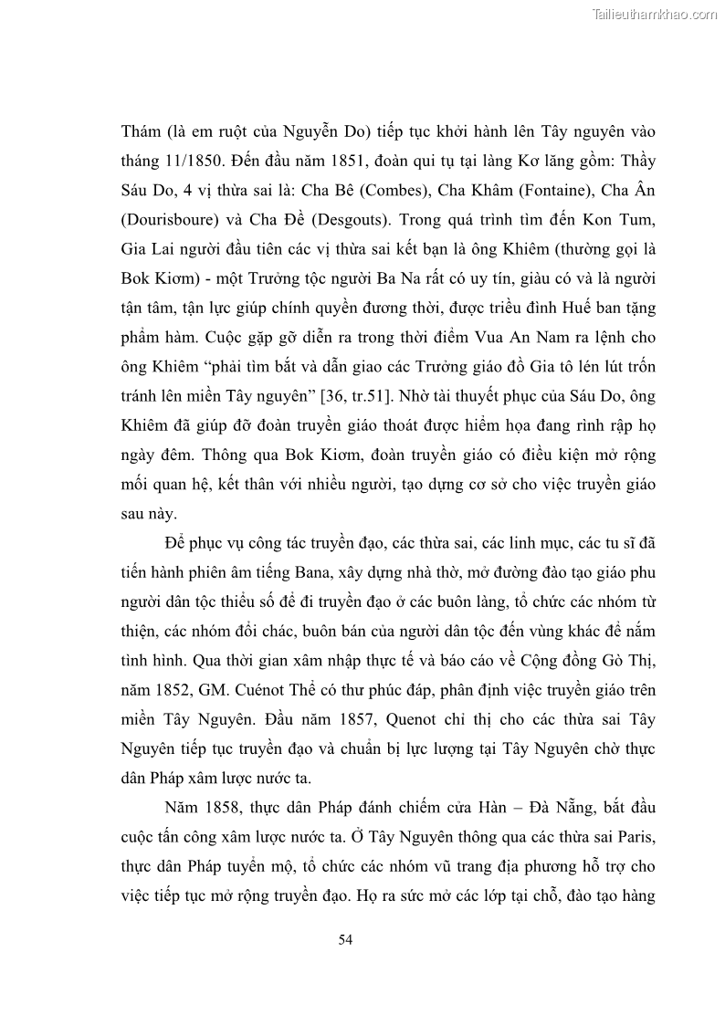 Luận văn thạc sĩ quản lý công Quản lý nhà nước đối với hoạt động của Công giáo trên địa bàn tỉnh Gia Lai - 6 Trang 63