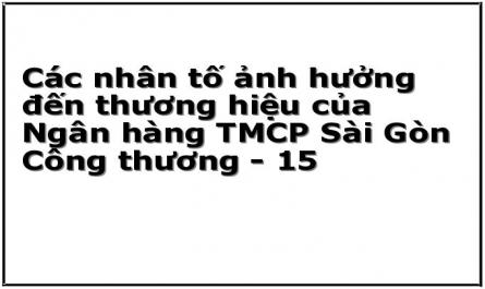Các nhân tố ảnh hưởng đến thương hiệu của Ngân hàng TMCP Sài Gòn Công thương - 15