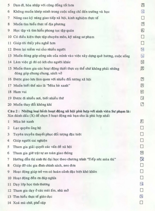 PHIẾU TRƯNG CẦU Ý KIẾN 3