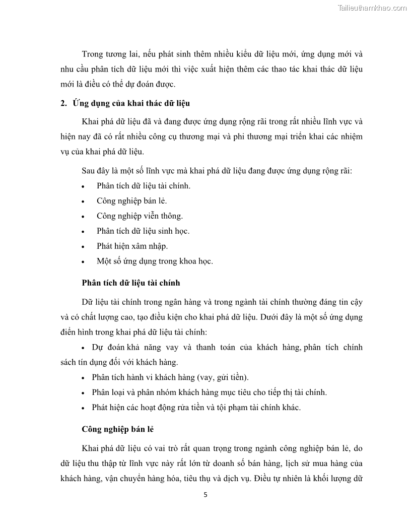 Luận văn thạc sĩ công nghệ thông tin Khai thác dàn tập phổ biến đóng sử dụng cấu trúc DSBV - 2 Trang 16