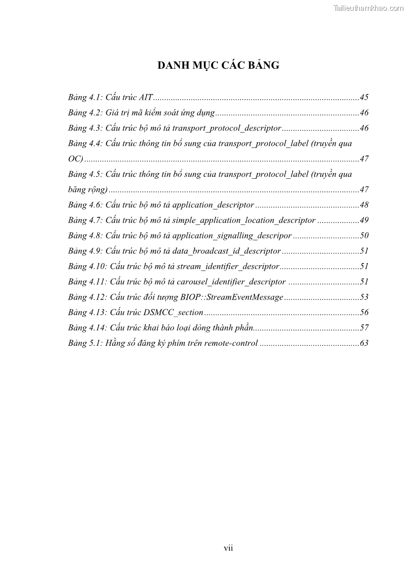 Luận văn thạc sĩ công nghệ thông tin Nghiên cứu mô hình truyền hình lai ghép HbbTV và xây dựng ứng dụng minh họa - 1 Trang 9