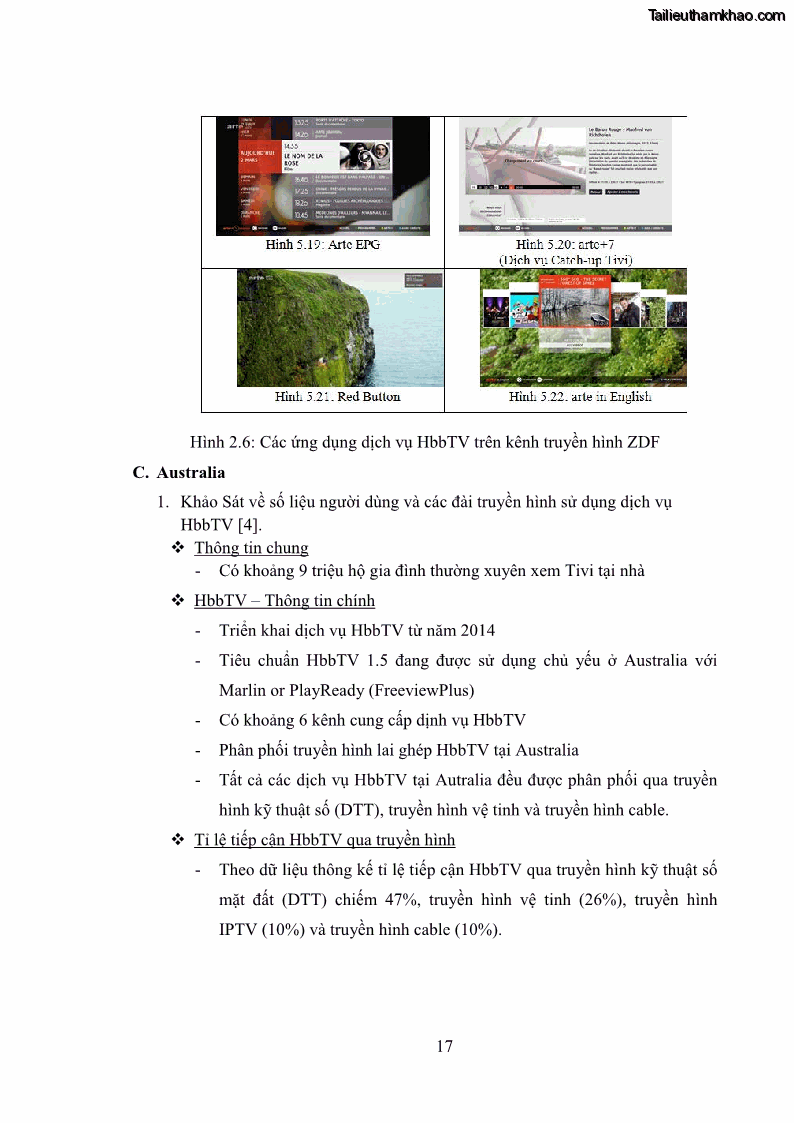 Luận văn thạc sĩ công nghệ thông tin Nghiên cứu mô hình truyền hình lai ghép HbbTV và xây dựng ứng dụng minh họa - 3 Trang 27