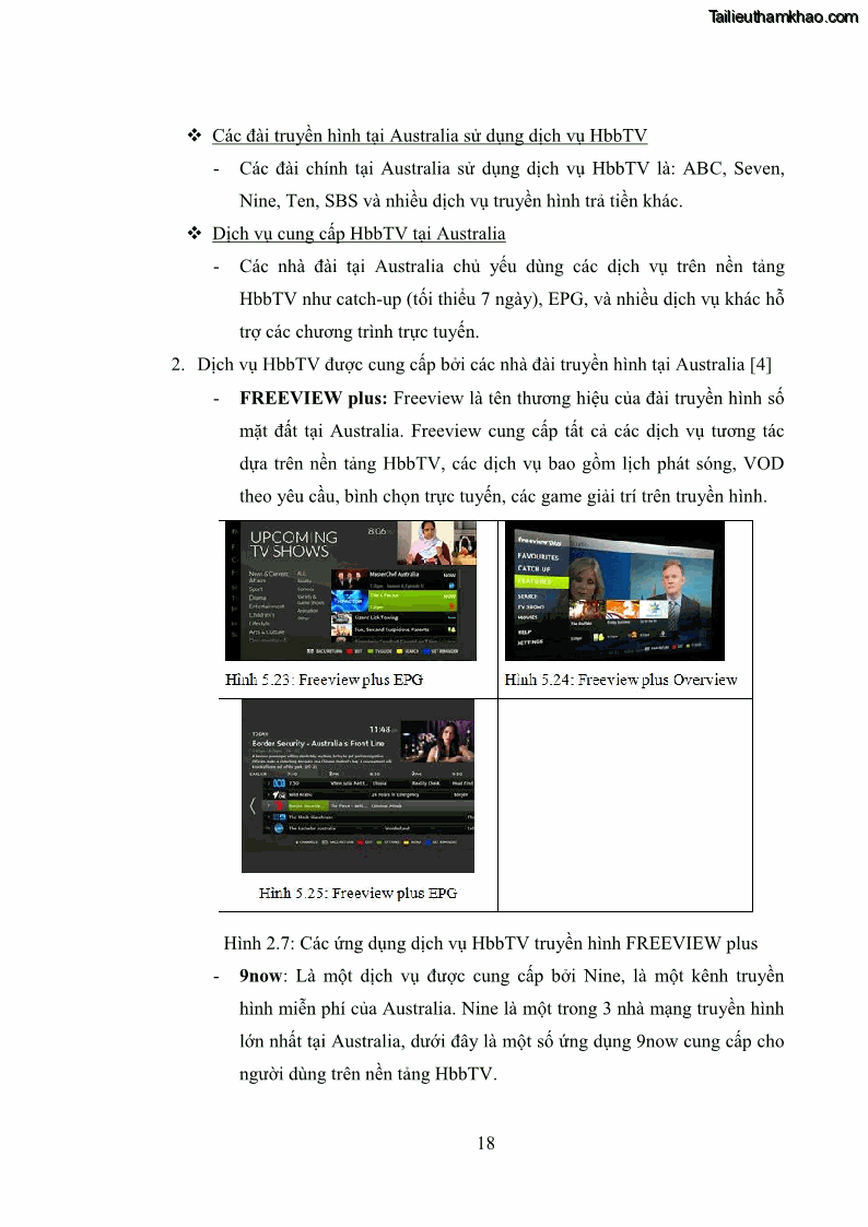 Luận văn thạc sĩ công nghệ thông tin Nghiên cứu mô hình truyền hình lai ghép HbbTV và xây dựng ứng dụng minh họa - 3 Trang 28