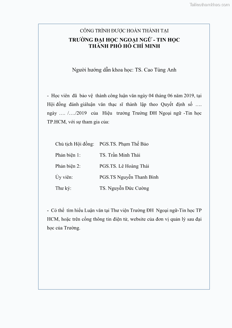 Luận văn thạc sĩ công nghệ thông tin Phương pháp khai thác theo chiều ngang để trích xuất các tập phổ biến - 1 Trang 3