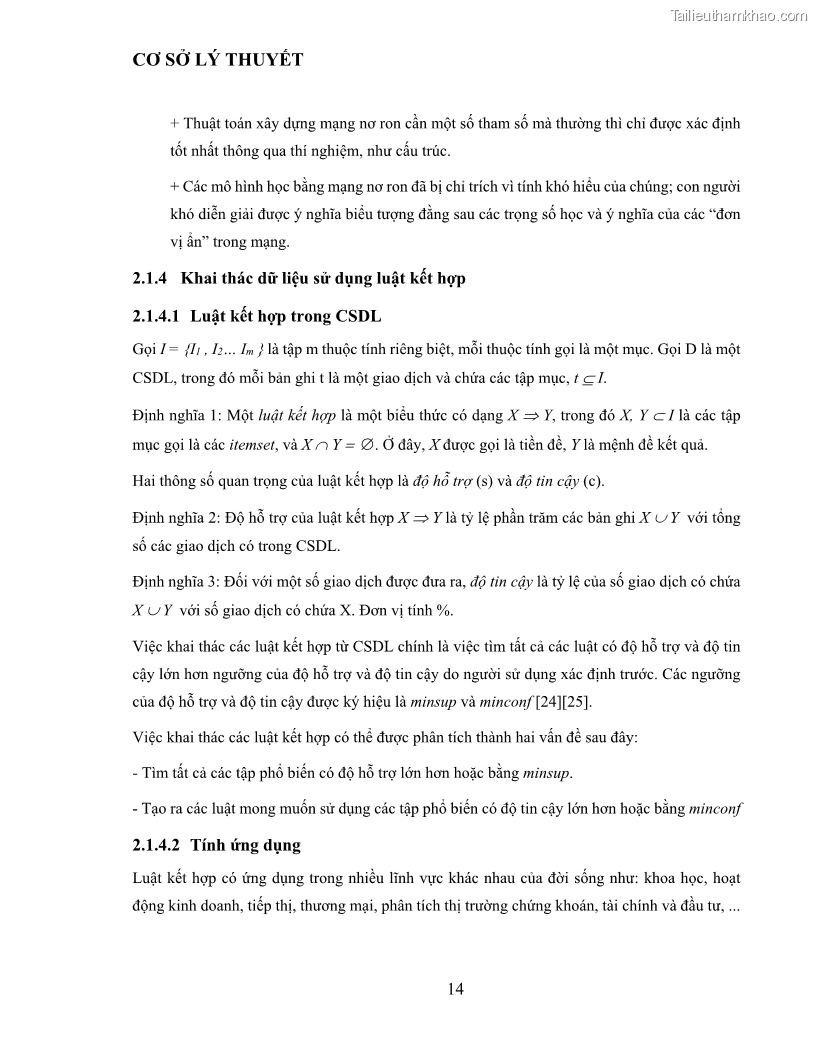 Luận văn thạc sĩ công nghệ thông tin Sử dụng cây quyết định phân lớp dữ liệu mất cân đối - 3 Trang 25