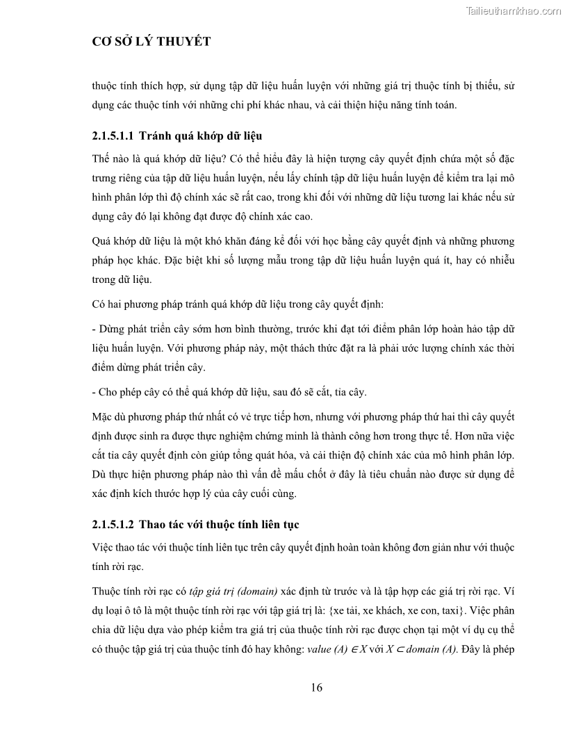 Luận văn thạc sĩ công nghệ thông tin Sử dụng cây quyết định phân lớp dữ liệu mất cân đối - 3 Trang 27