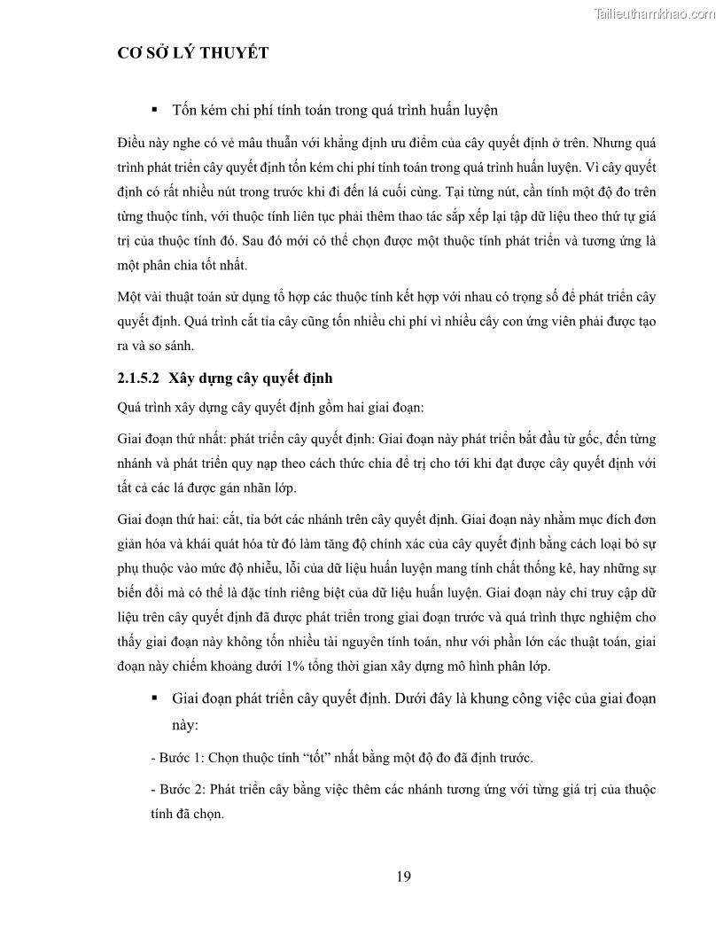 Luận văn thạc sĩ công nghệ thông tin Sử dụng cây quyết định phân lớp dữ liệu mất cân đối - 3 Trang 30