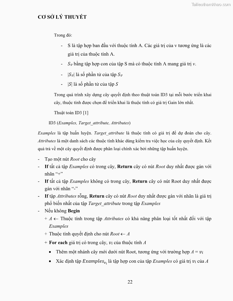 Luận văn thạc sĩ công nghệ thông tin Sử dụng cây quyết định phân lớp dữ liệu mất cân đối - 3 Trang 33