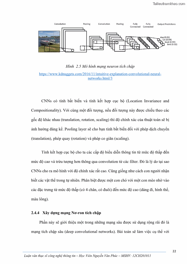 Luận văn thạc sĩ công nghệ thông tin Ứng dụng học sâu trong phân loại trái cây - 3 Trang 32