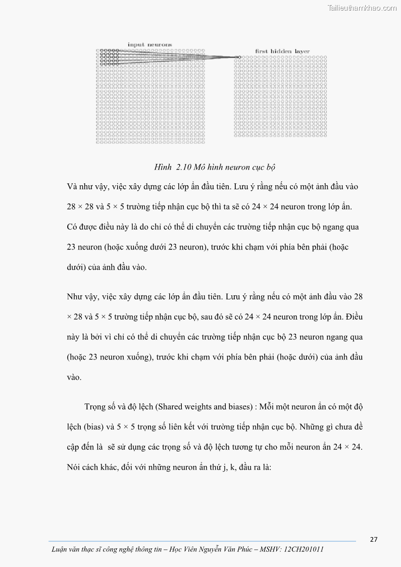 Luận văn thạc sĩ công nghệ thông tin Ứng dụng học sâu trong phân loại trái cây - 4 Trang 37