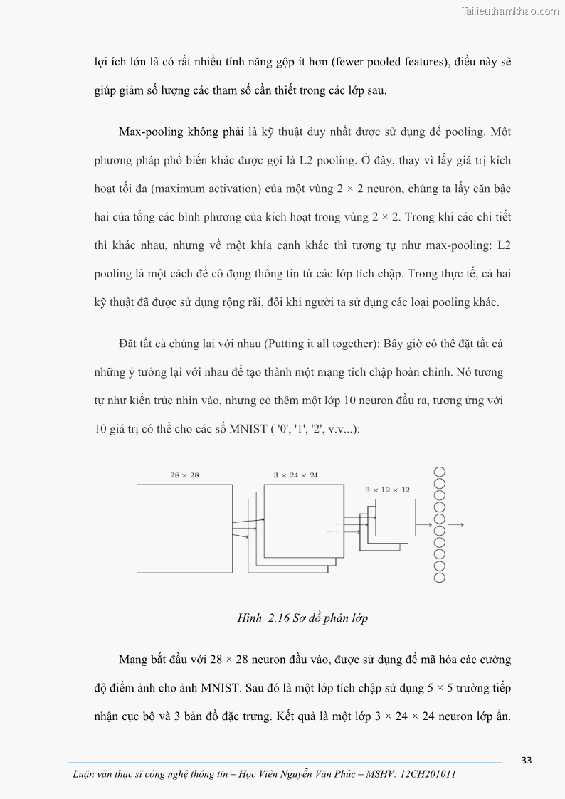 Luận văn thạc sĩ công nghệ thông tin Ứng dụng học sâu trong phân loại trái cây - 4 Trang 43