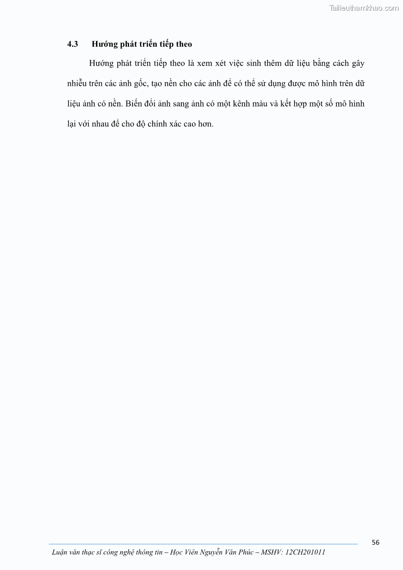 Luận văn thạc sĩ công nghệ thông tin Ứng dụng học sâu trong phân loại trái cây - 6 Trang 66