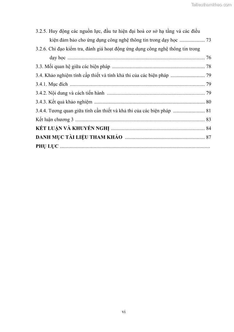Luận văn thạc sĩ khoa học giáo dục Quản lí ứng dụng công nghệ thông tin trong dạy học ở trường Cao đẳng Sư phạm Luangprabang, thành phố Luangprabang, tỉnh Luangprabang, nước Cộng hòa dân chủ nhân dân Lào - 1 Trang 7