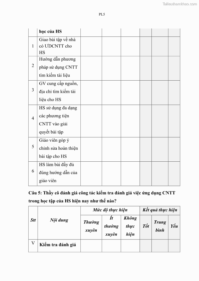 Luận văn thạc sĩ khoa học giáo dục Quản lí ứng dụng công nghệ thông tin trong học tập của học sinh ở các trường tiểu học huyện Bình Chánh thành phố Hồ Chí Minh - 14 Trang 164