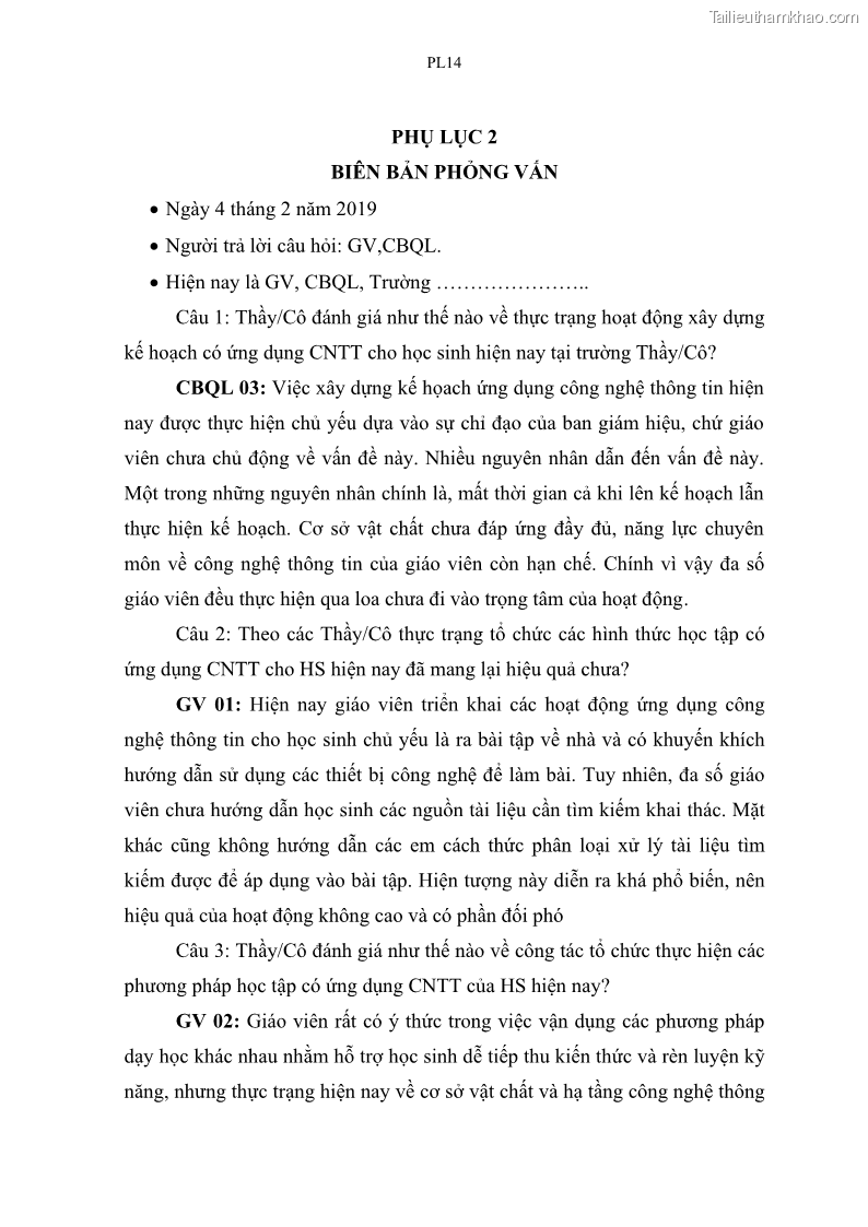 Luận văn thạc sĩ khoa học giáo dục Quản lí ứng dụng công nghệ thông tin trong học tập của học sinh ở các trường tiểu học huyện Bình Chánh thành phố Hồ Chí Minh - 15 Trang 173