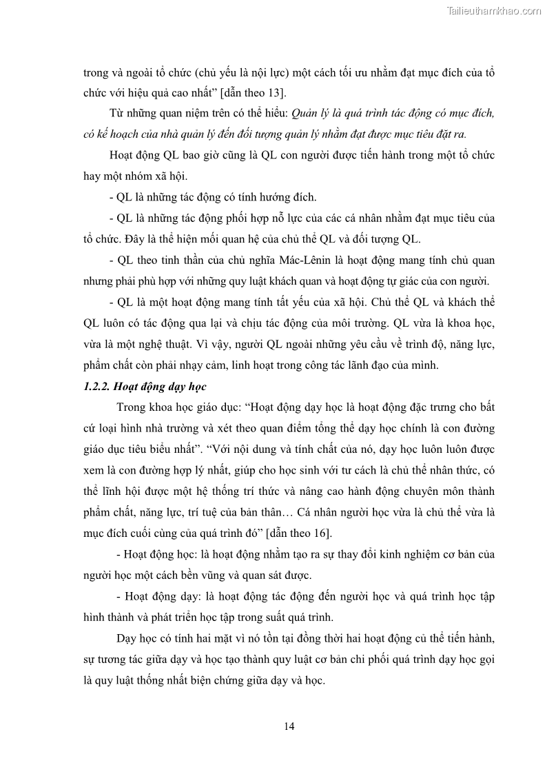 Luận văn thạc sĩ khoa học giáo dục Quản lí ứng dụng công nghệ thông tin trong dạy học ở trường Cao đẳng Sư phạm Luangprabang, thành phố Luangprabang, tỉnh Luangprabang, nước Cộng hòa dân chủ nhân dân Lào - 2 Trang 24