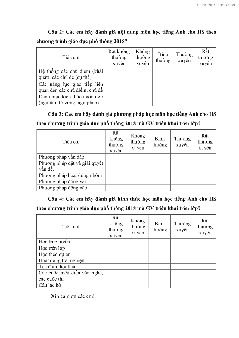 Luận văn thạc sĩ khoa học giáo dục Quản lý bồi dưỡng năng lực dạy học môn tiếng Anh cho giáo viên theo chương trình giáo dục phổ thông 2018 ở các trường phổ thông dân tộc nội trú THCS và THPT tỉnh Lào Cai - 11 Trang 123