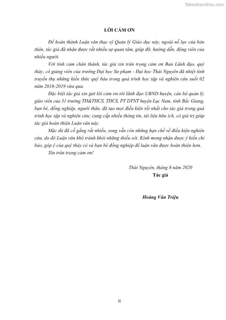 Luận văn thạc sĩ khoa học giáo dục Quản lý bồi dưỡng năng lực dạy học cho giáo viên trung học cơ sở ở huyện Lục Nam, tỉnh Bắc Giang đáp ứng chương trình giáo dục phổ thông mới - 1 Trang 4