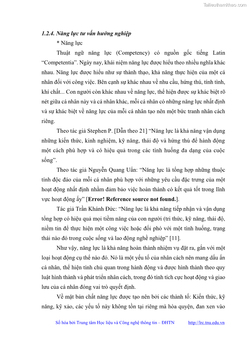 Luận văn thạc sĩ khoa học giáo dục Quản lý bồi dưỡng năng lực tư vấn hướng nghiệp cho giáo viên ở các trường trung học cơ sở huyện Gia Bình, tỉnh Bắc Ninh - 3 Trang 34