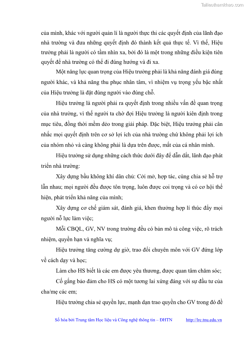 Luận văn thạc sĩ khoa học giáo dục Quản lý bồi dưỡng năng lực tư vấn hướng nghiệp cho giáo viên ở các trường trung học cơ sở huyện Gia Bình, tỉnh Bắc Ninh - 5 Trang 50