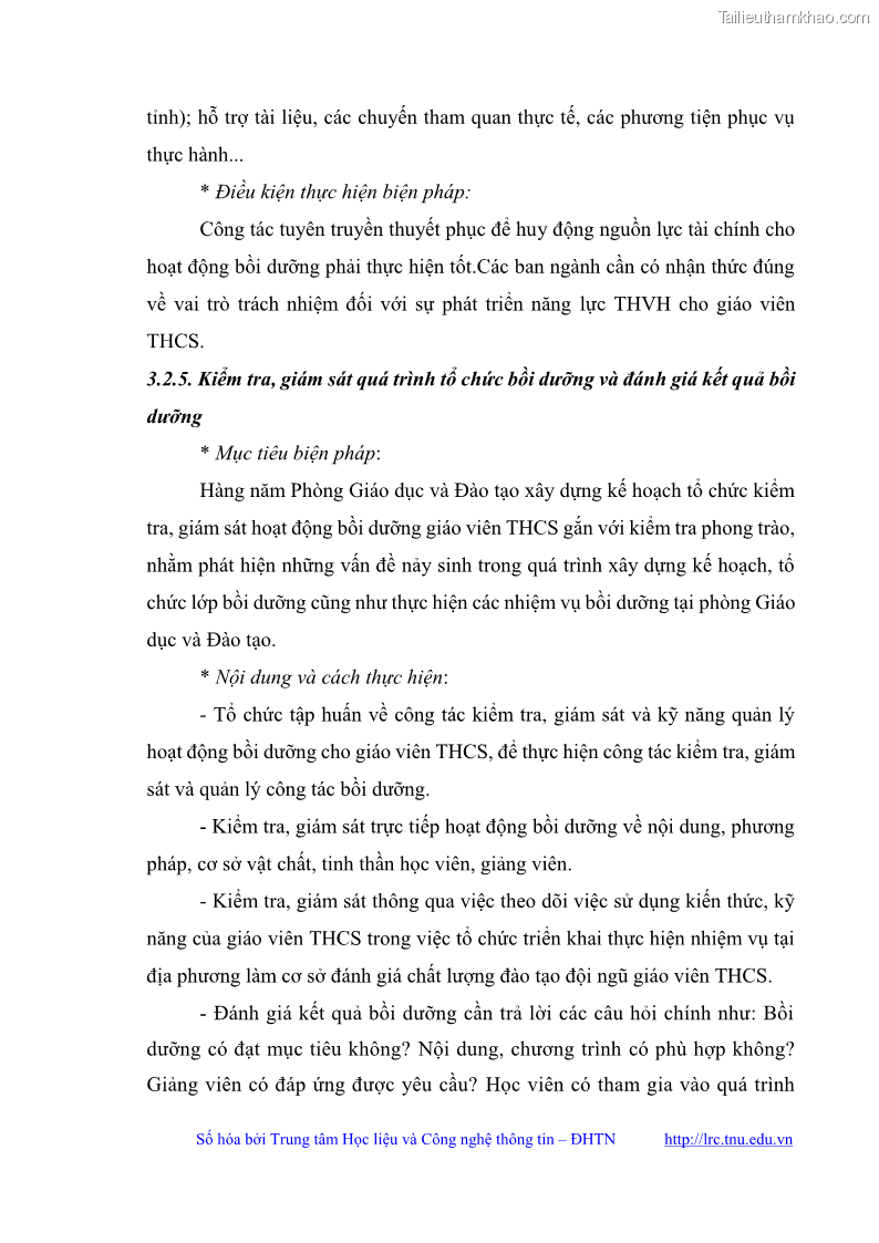 Luận văn thạc sĩ khoa học giáo dục Quản lý bồi dưỡng năng lực tư vấn hướng nghiệp cho giáo viên ở các trường trung học cơ sở huyện Gia Bình, tỉnh Bắc Ninh - 9 Trang 99