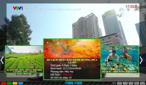 Hình 5 5 Hiển thị danh sách tour du lịch Hiển thị danh sách ứng dụng trên 1