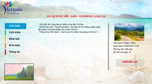 Hình 5 7 Trang chủ ứng dụng du lịch 5 2 5 Kết quả lập trình Kết quả đã xây 3