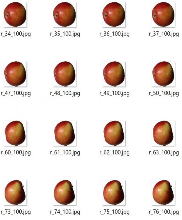 Hình 3 4 Trái cây Apple Braeburn đã bị xoay Hình 3 5 Trái cây Apple Golden 1 Hình 3 6 2