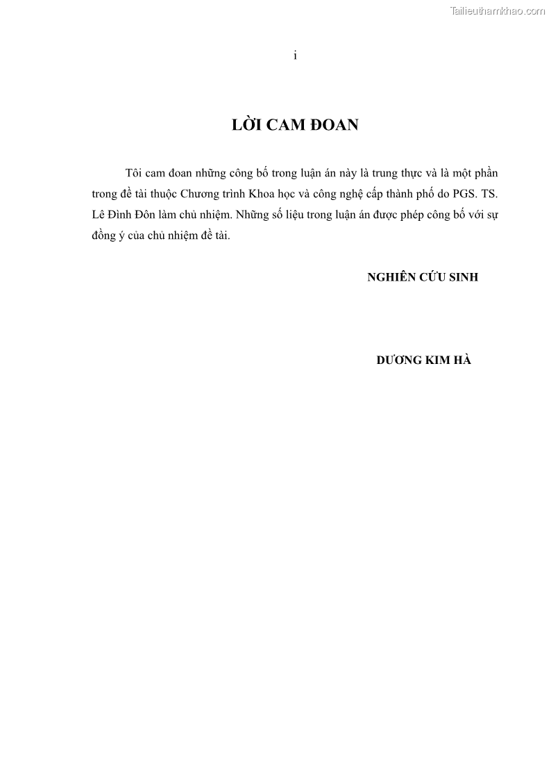 Luận án tiến sĩ bảo vệ thực vật Nghiên cứu sự đa dạng và độc tính của vi khuẩn Bacillus thuringiensis var. kurstaki trên sâu ăn lá hại rau ở Việt Nam - 1 Trang 3